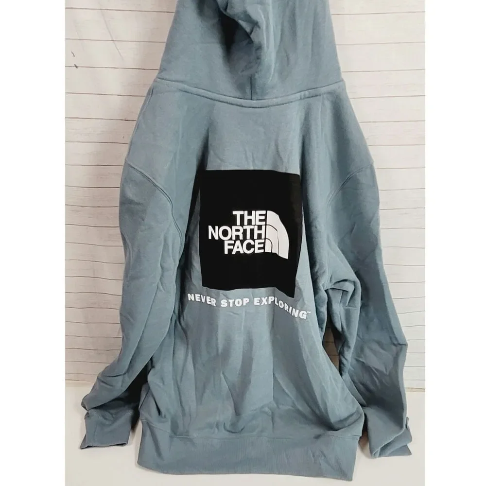 THE NORTH FACE Box NSE Pullover Hoodie in Goblin Blue, sz Medium